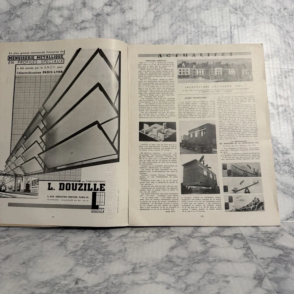 L'architecture d'aujourd'hui N°23 SPECTACLES Mai 1949 Magazine